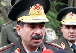 Defense Minister of Azerbaijan charges "responding tenfold to fire from the Armenian side"