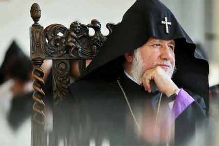 Catholicos of All Armenians offers condolences to spiritual leader of Iran
