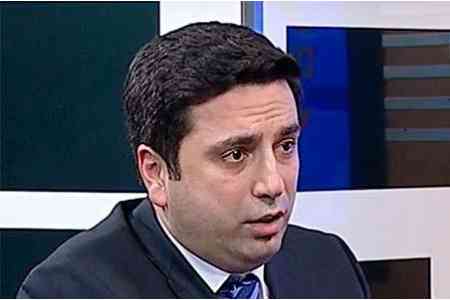 Alen Simonyan: In Armenia, not only legislative and executive, but  also judicial power belongs to the people
