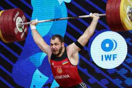 Weightlifter Hakob Mkrtchyan won the gold of the European Championship in the weight category up to 89 kg