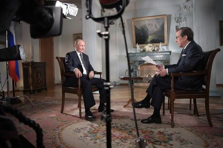 Интервью Путина каналу Fox News номинировали на Emmy