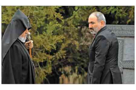 Ամենայն հայոց կաթողիկոսի կուսակրոնության հարցը հանգիստ չի տալիս վարչապետ Փաշինյանին