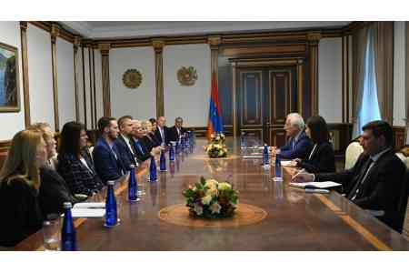 Ваагн Хачатурян принял делегацию иудео-христианского союза Save Armenia