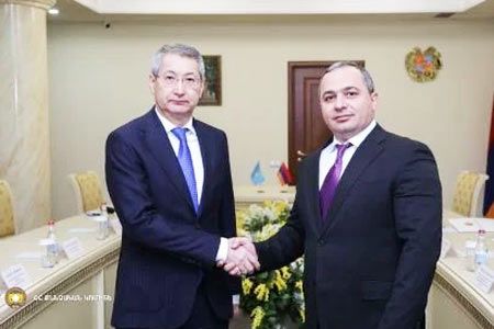 RA Investigative Committee Chairman receives Ambassador of Kazakhstan to Armenia