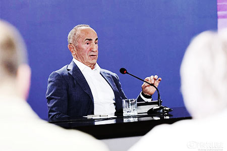 Robert Kocharyan: Peace treaty with Azerbaijan will include guarantees for peace