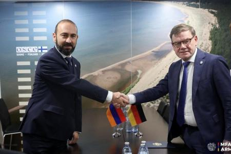 Հայաստանի և Գերմանիայի ԱԳ նախարարները քննարկել են երկկողմ օրակարգի հարցեր