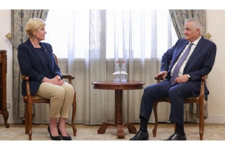 Вице-премьер принял делегацию Эстонского центра международного развития